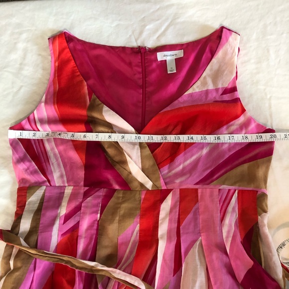 Dressbarn Midi Sleeveless Dress Sz 16 - Picture 7 of 10